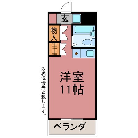 ユトリロつつじが丘の物件間取画像